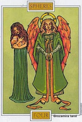 Winged spirit tarot